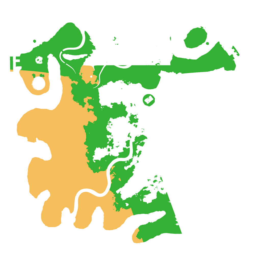 Biome Rust Map: Procedural Map, Size: 3500, Seed: 969048