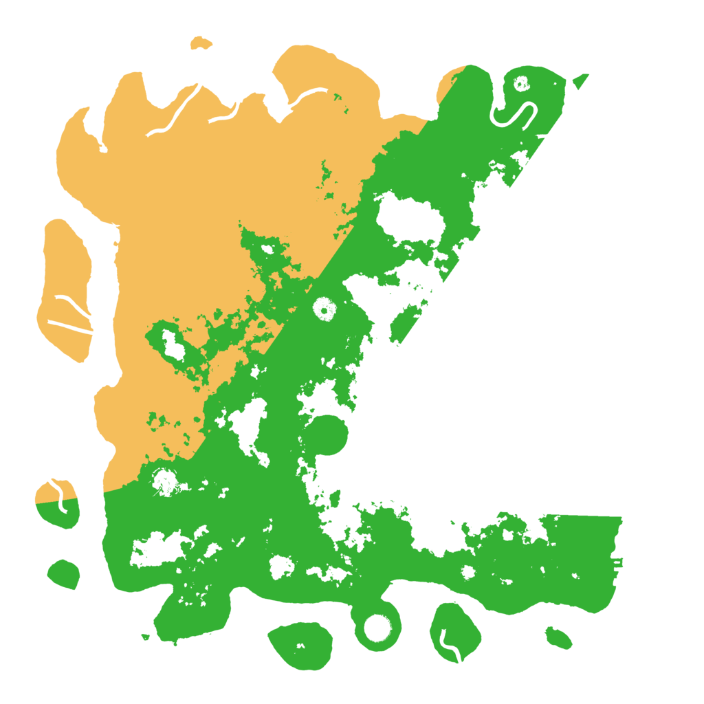 Biome Rust Map: Procedural Map, Size: 4600, Seed: 9368756