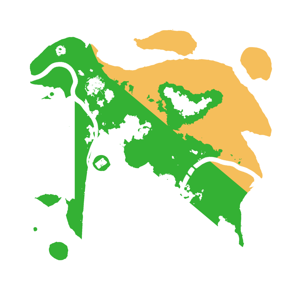 Biome Rust Map: Procedural Map, Size: 3000, Seed: 2078733318