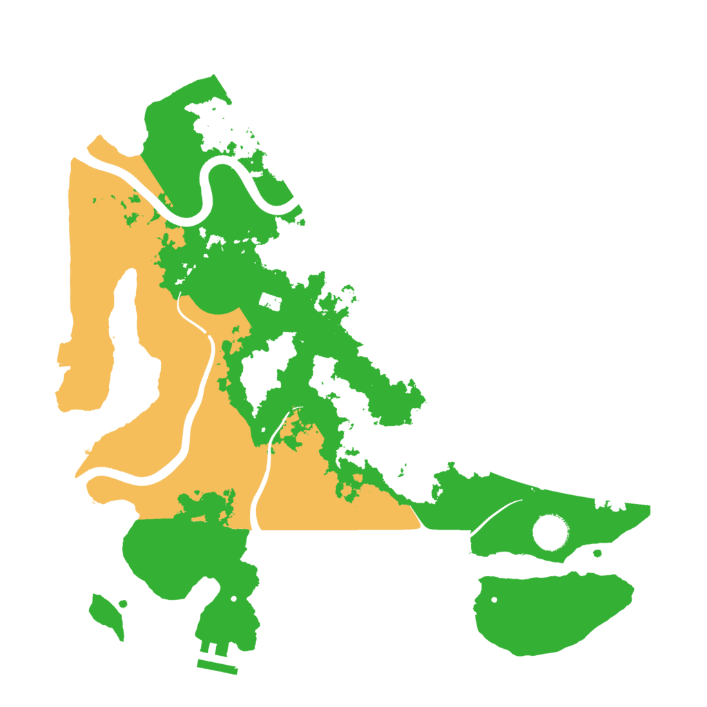 Biome Rust Map: Procedural Map, Size: 3500, Seed: 1659604139
