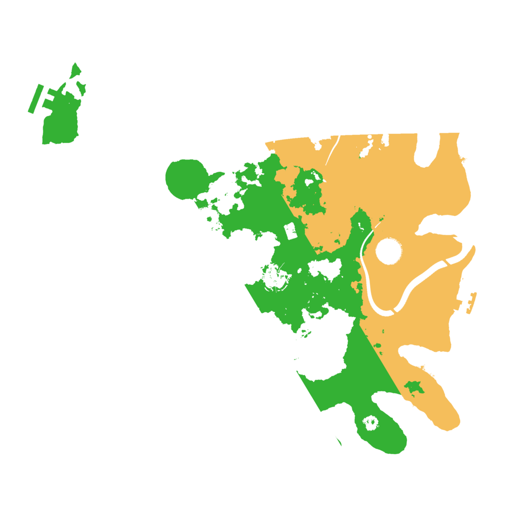 Biome Rust Map: Procedural Map, Size: 3500, Seed: 312499129