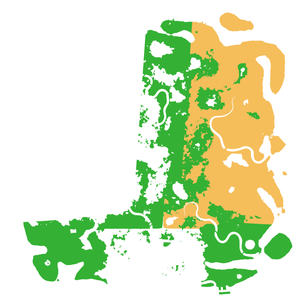 Biome Rust Map: Procedural Map, Size: 5500, Seed: 6546565