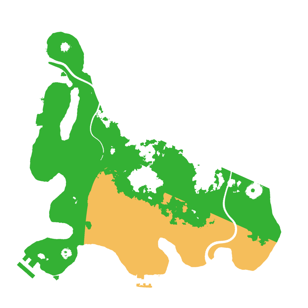 Biome Rust Map: Procedural Map, Size: 3000, Seed: 574