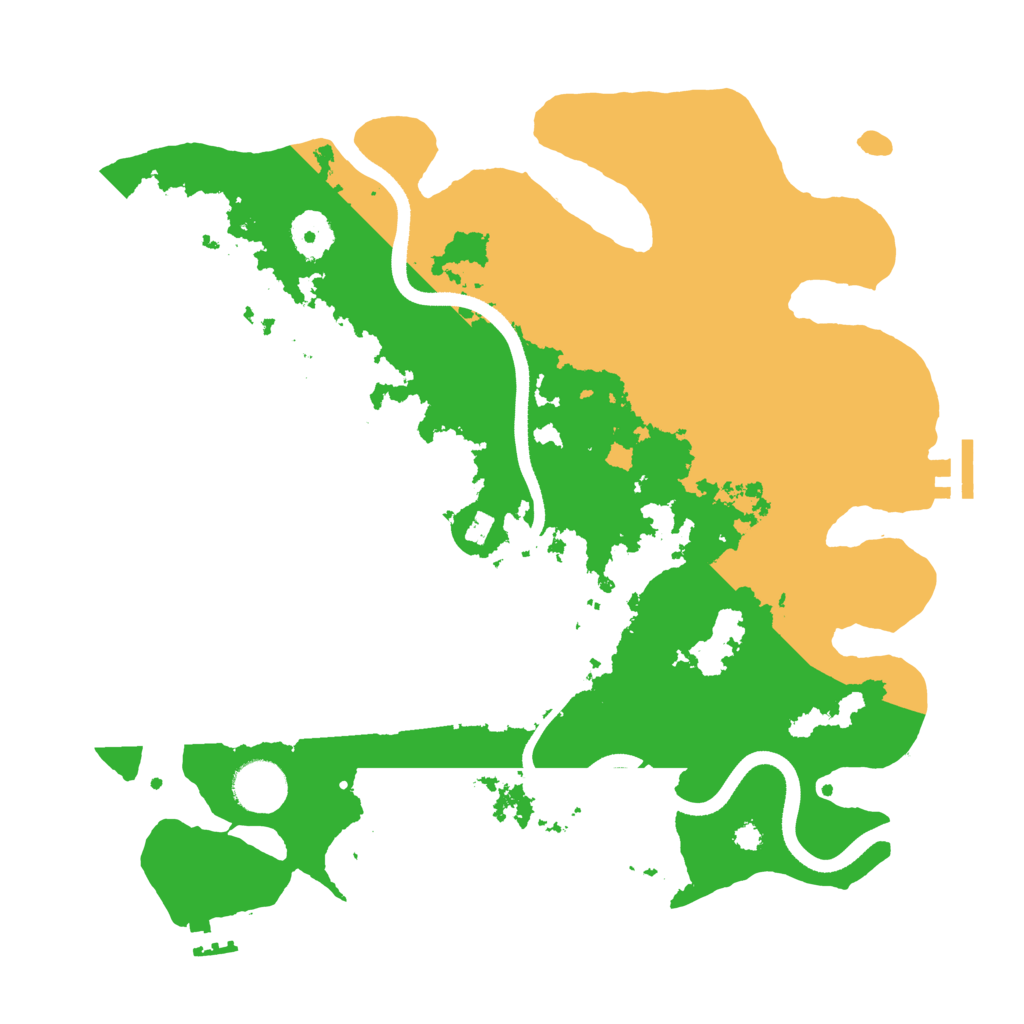 Biome Rust Map: Procedural Map, Size: 3500, Seed: 813053