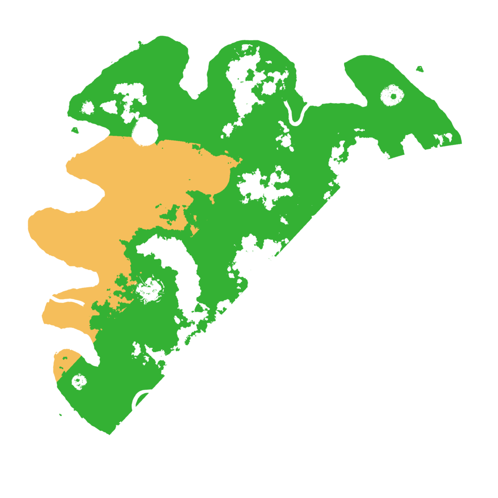 Biome Rust Map: Procedural Map, Size: 3500, Seed: 41632