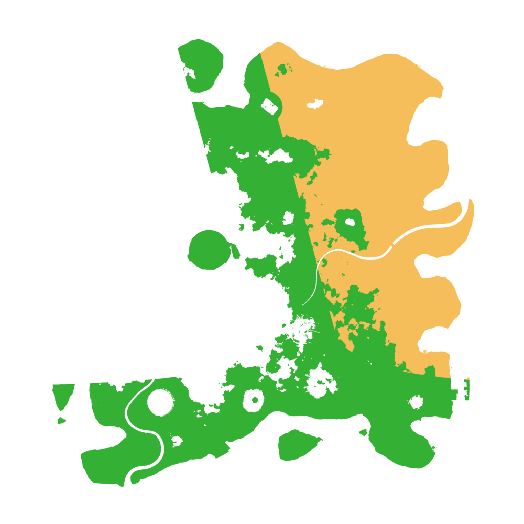 Biome Rust Map: Procedural Map, Size: 3500, Seed: 110458451