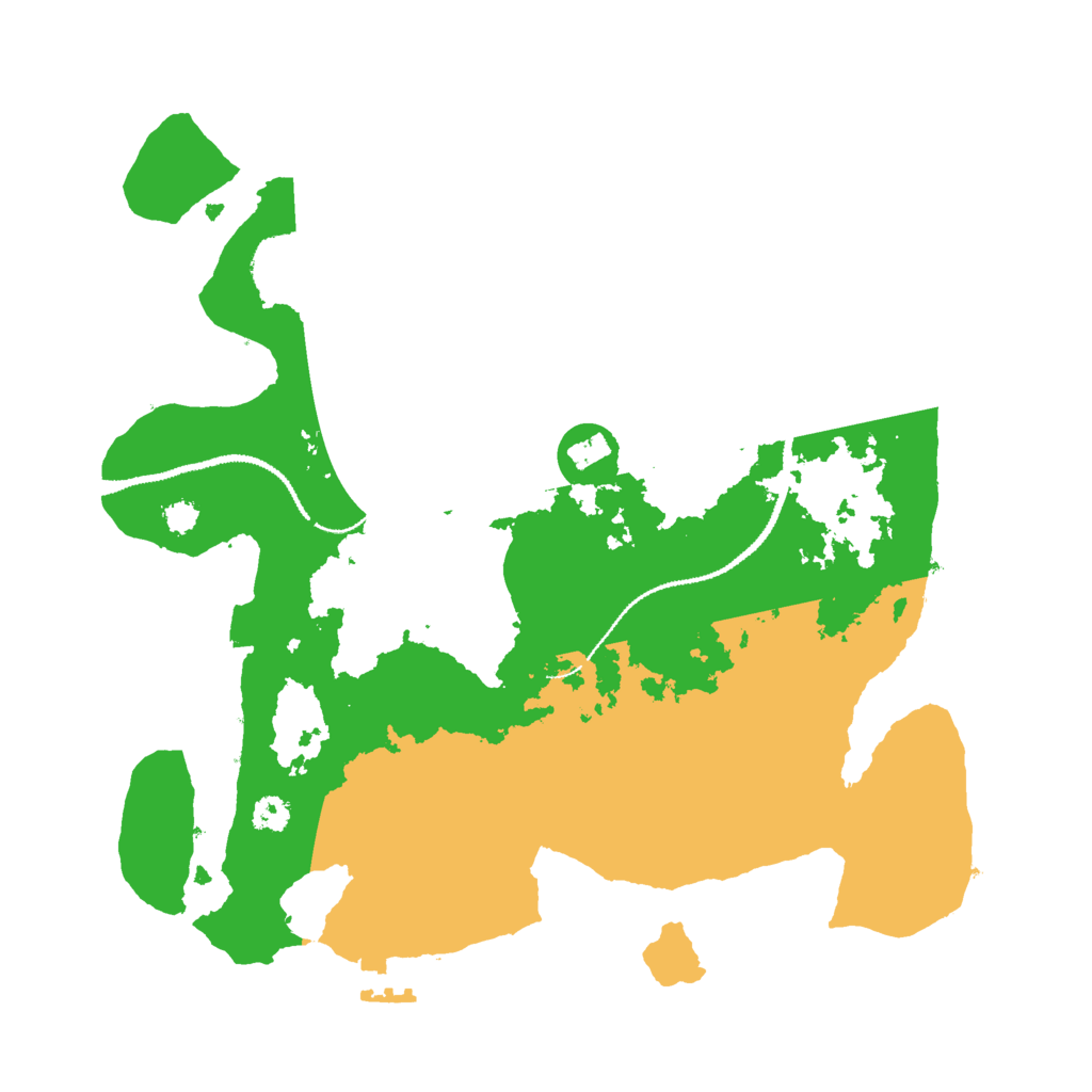 Biome Rust Map: Procedural Map, Size: 3000, Seed: 2417897