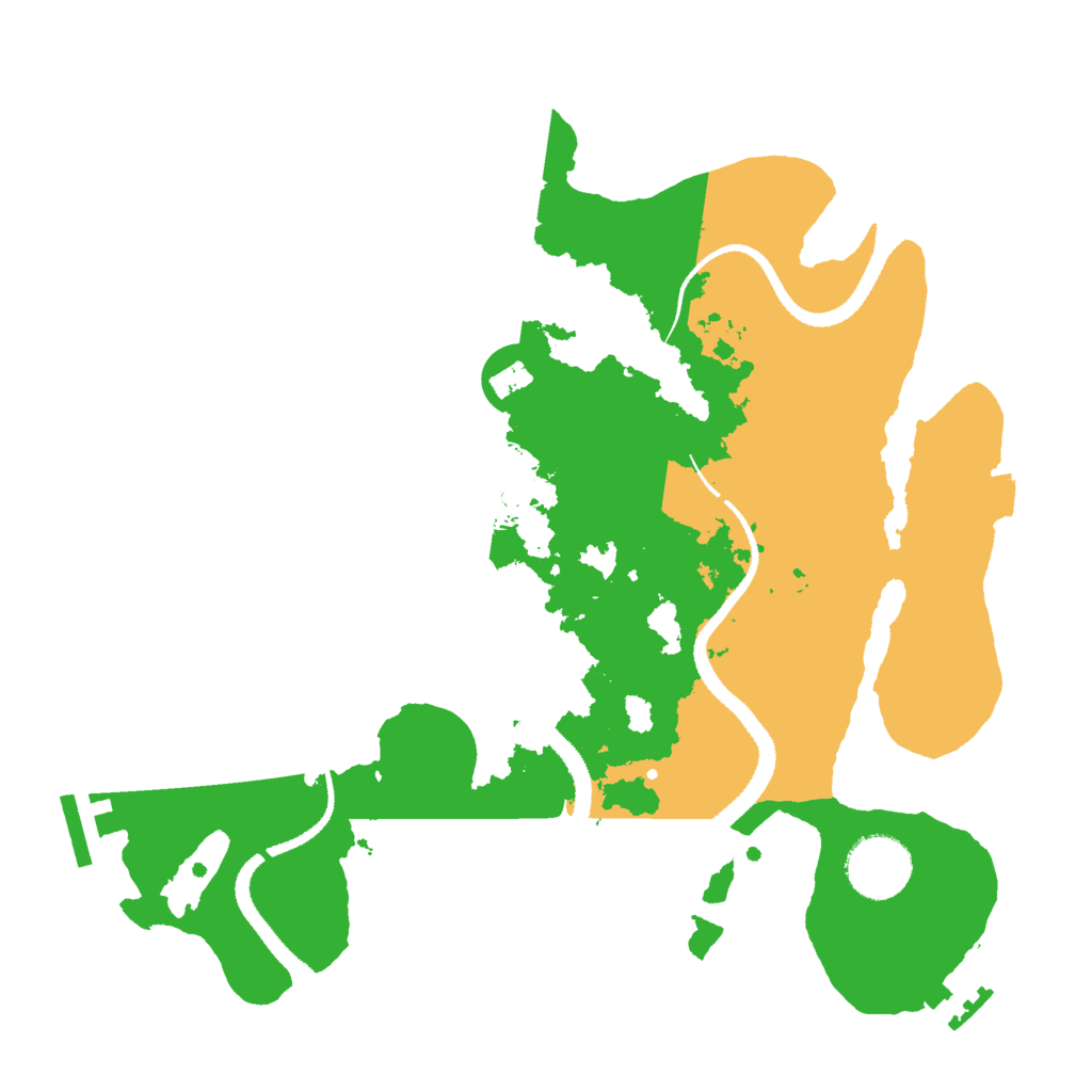 Biome Rust Map: Procedural Map, Size: 3000, Seed: 1688810005