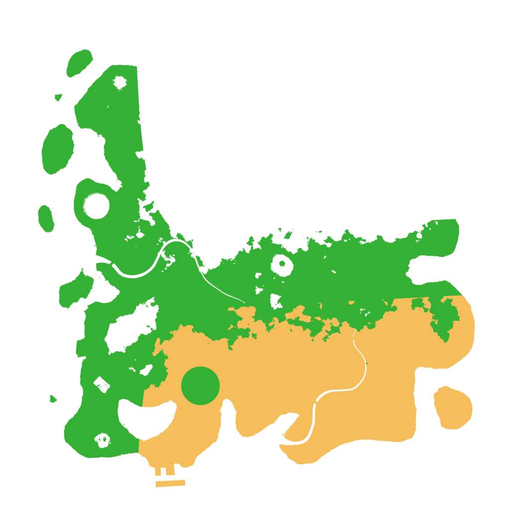 Biome Rust Map: Procedural Map, Size: 3500, Seed: 980721