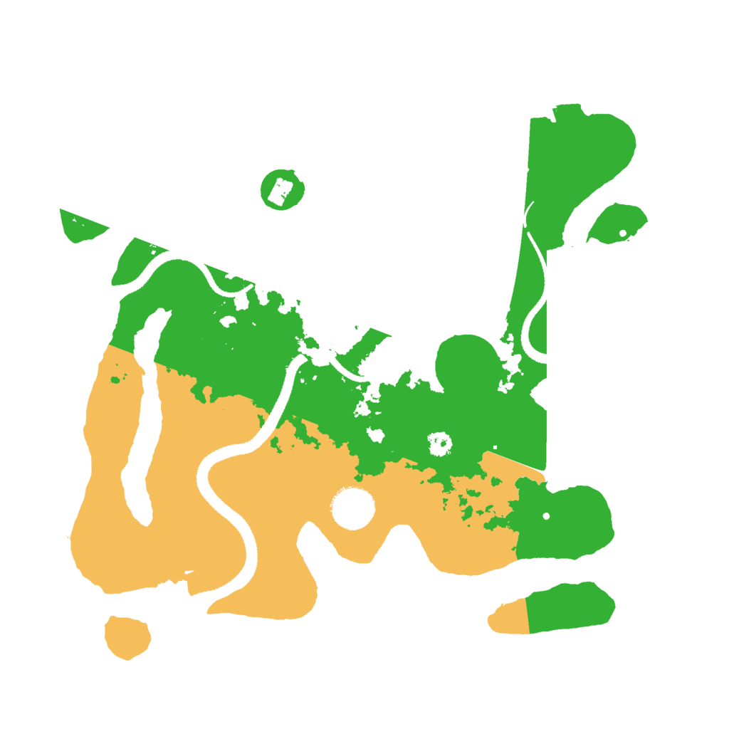 Biome Rust Map: Procedural Map, Size: 3000, Seed: 1104638207