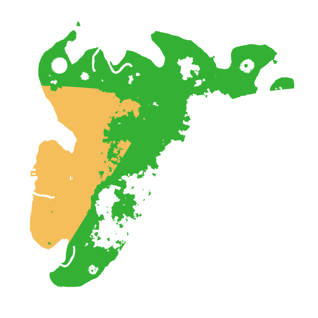 Biome Rust Map: Procedural Map, Size: 3500, Seed: 727536