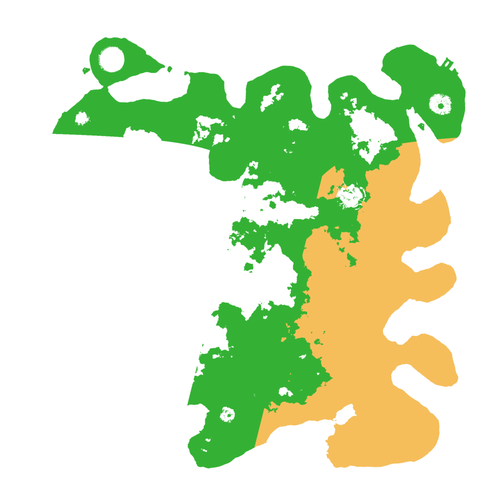 Biome Rust Map: Procedural Map, Size: 3500, Seed: 740186264