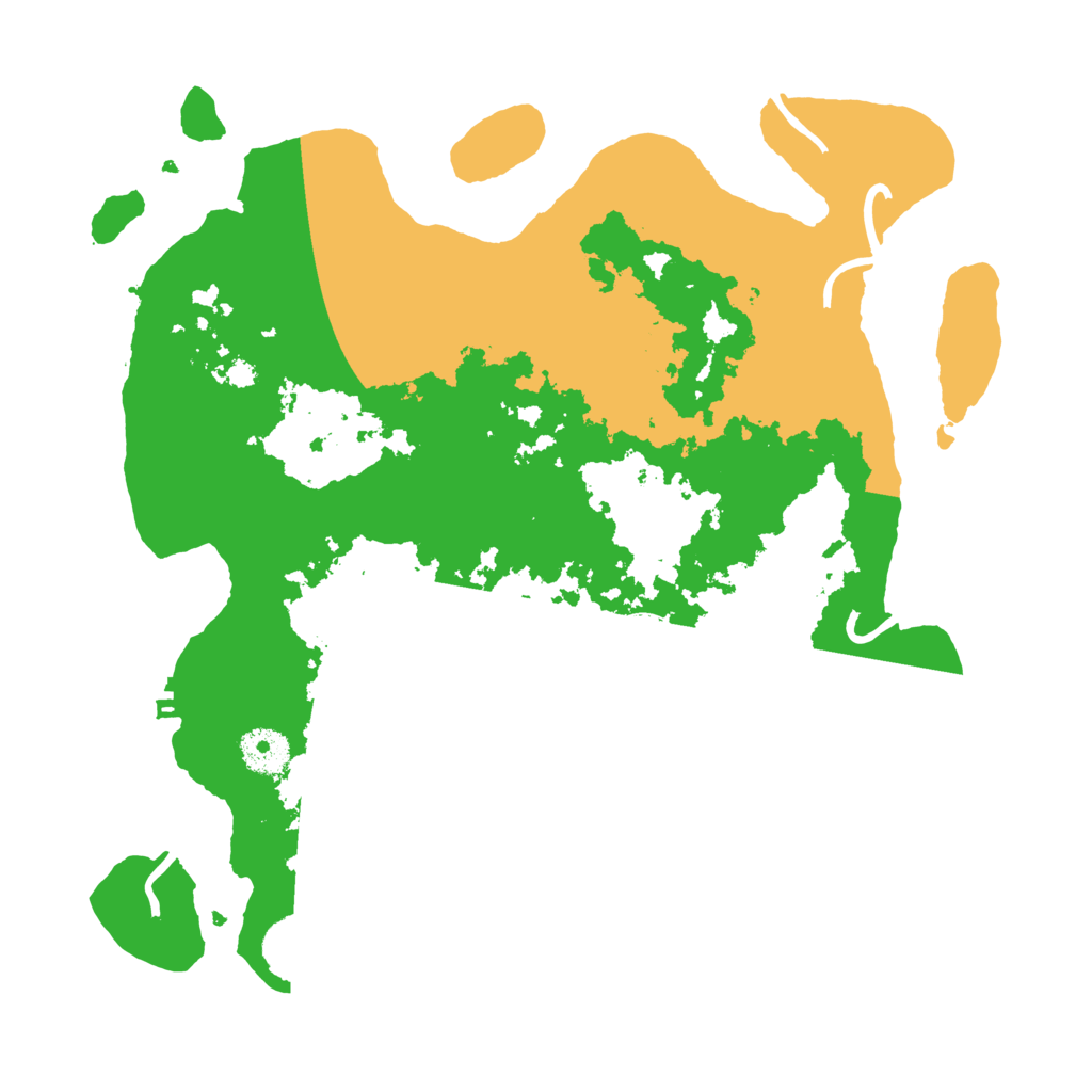 Biome Rust Map: Procedural Map, Size: 3500, Seed: 774267