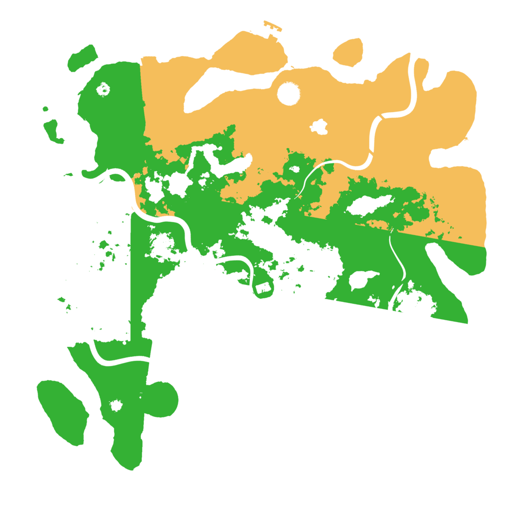 Biome Rust Map: Procedural Map, Size: 4000, Seed: 54676