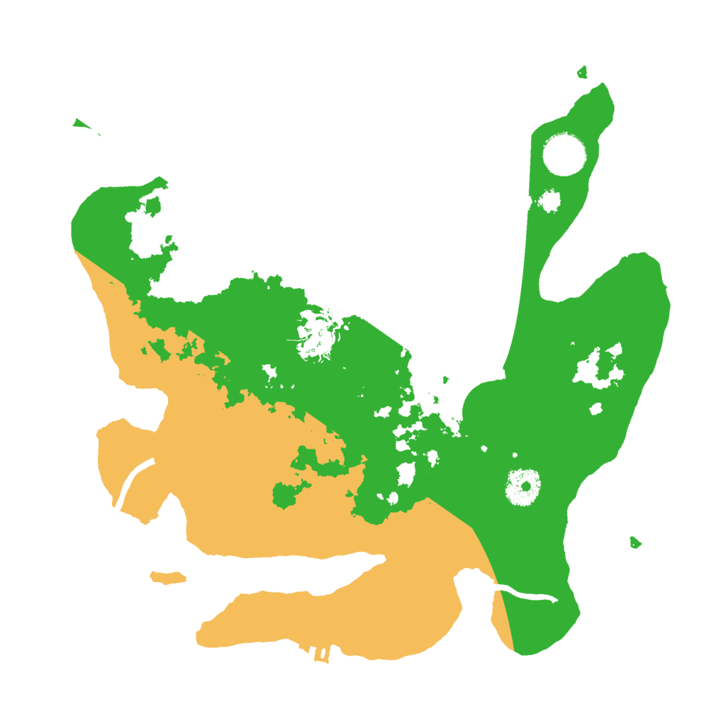 Biome Rust Map: Procedural Map, Size: 3000, Seed: 1514090393