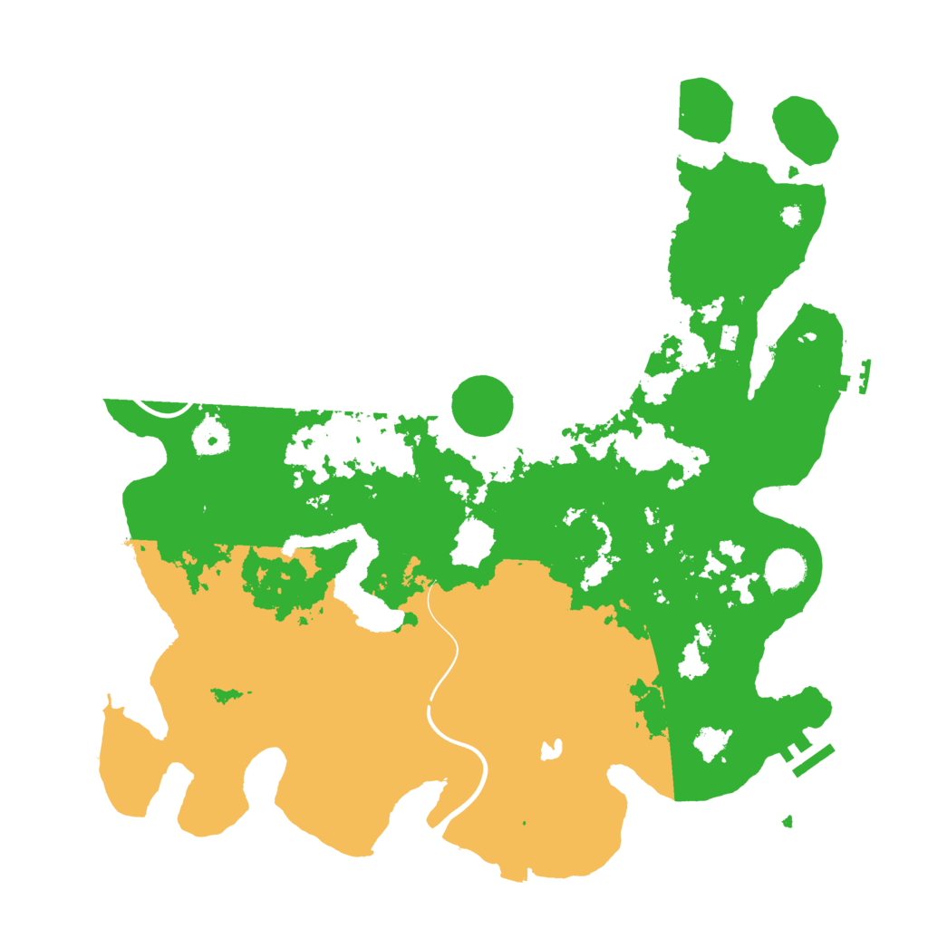 Biome Rust Map: Procedural Map, Size: 4000, Seed: 531245