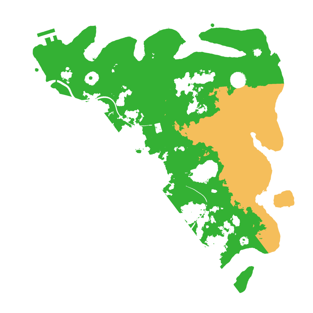 Biome Rust Map: Procedural Map, Size: 3500, Seed: 194