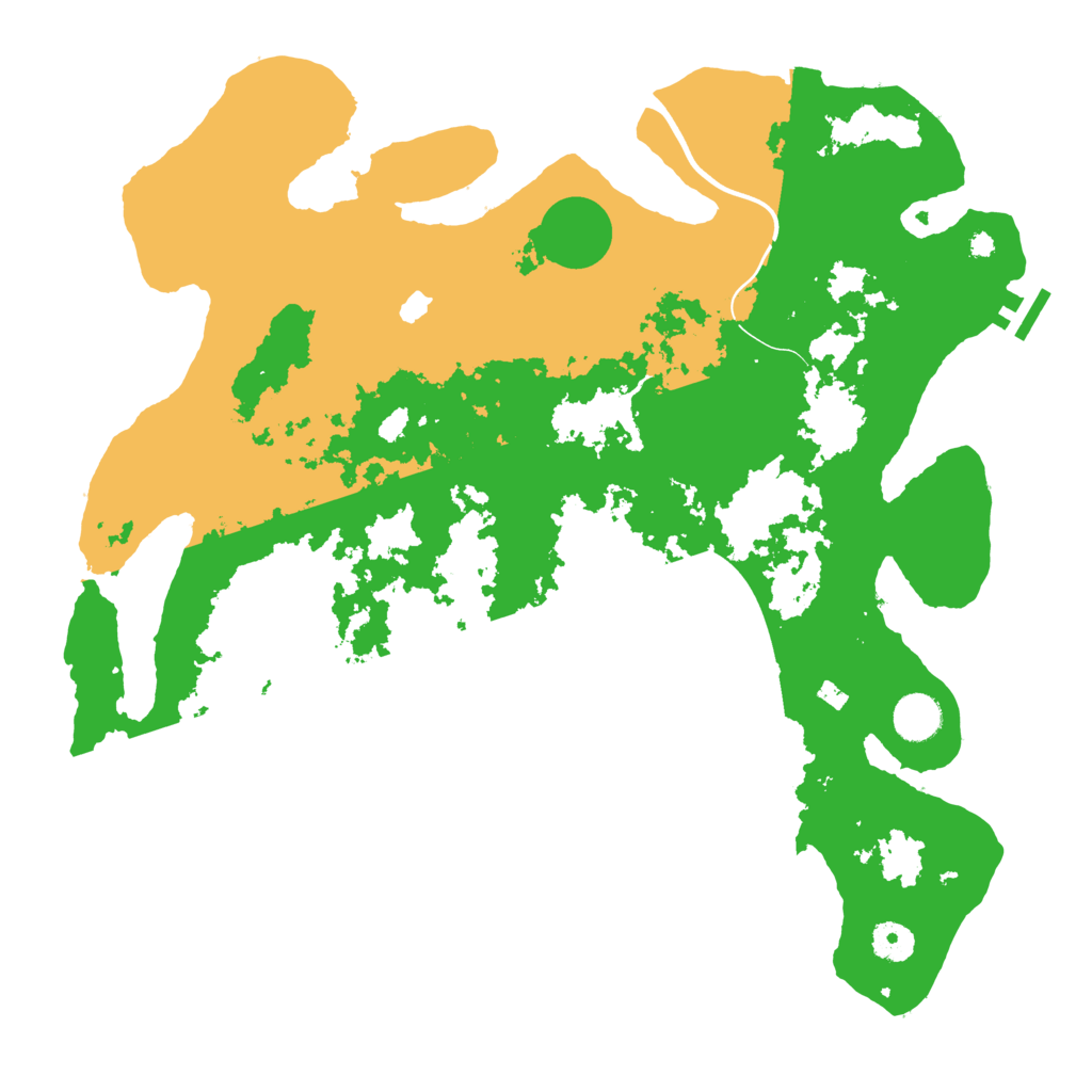 Biome Rust Map: Procedural Map, Size: 4000, Seed: 1249687527