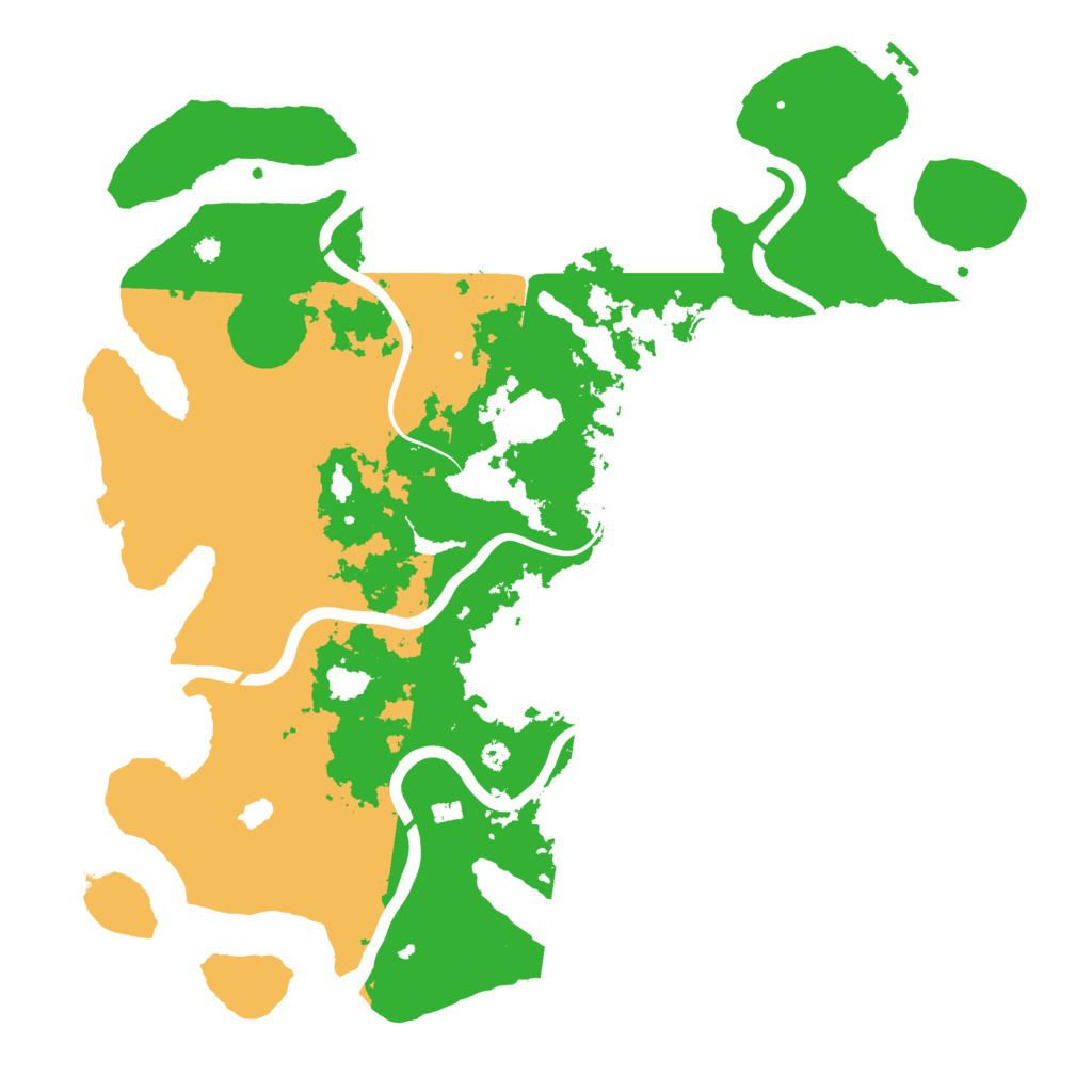 Biome Rust Map: Procedural Map, Size: 4000, Seed: 1444