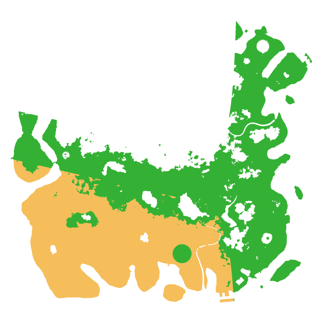 Biome Rust Map: Procedural Map, Size: 4500, Seed: 2029836