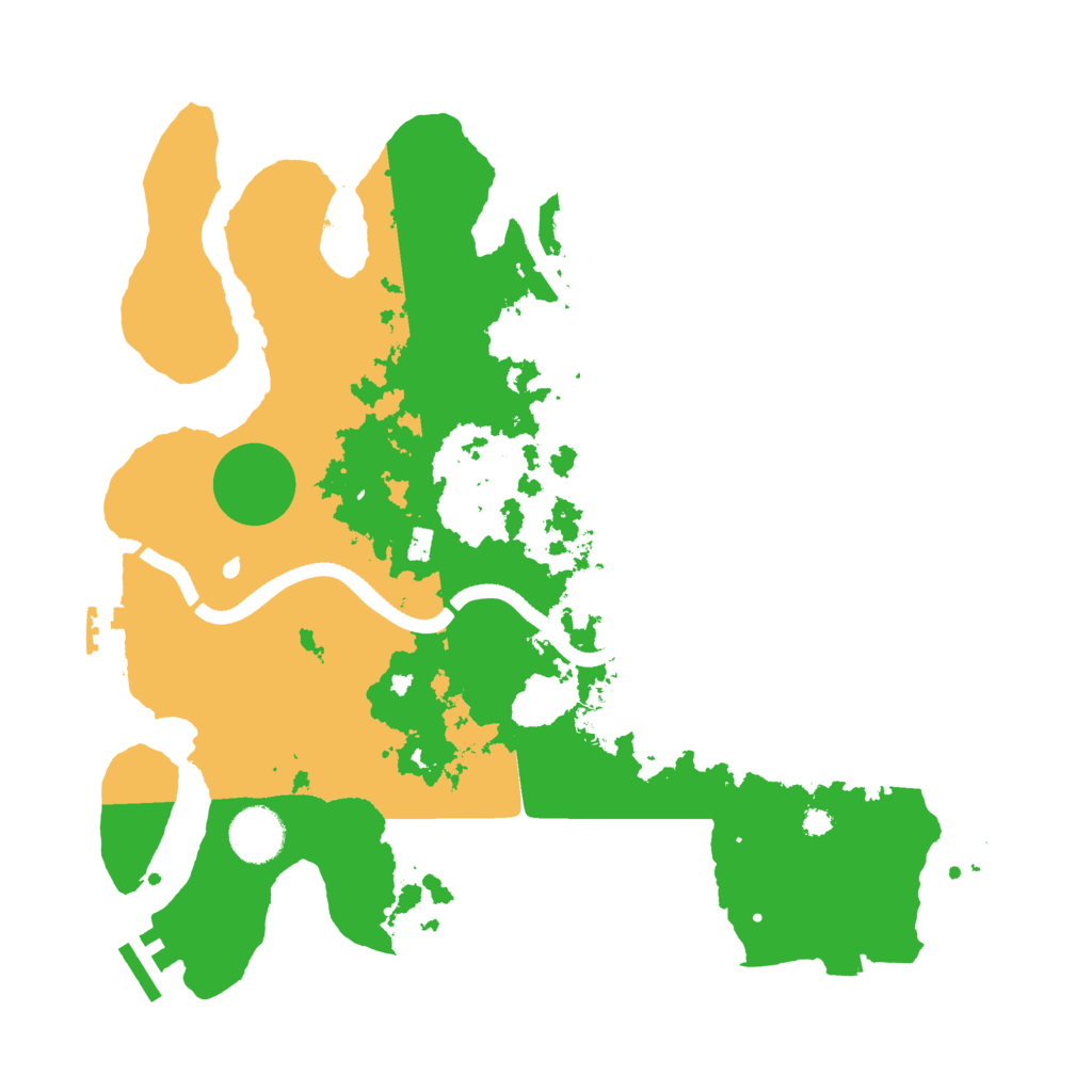 Biome Rust Map: Procedural Map, Size: 3500, Seed: 2675255