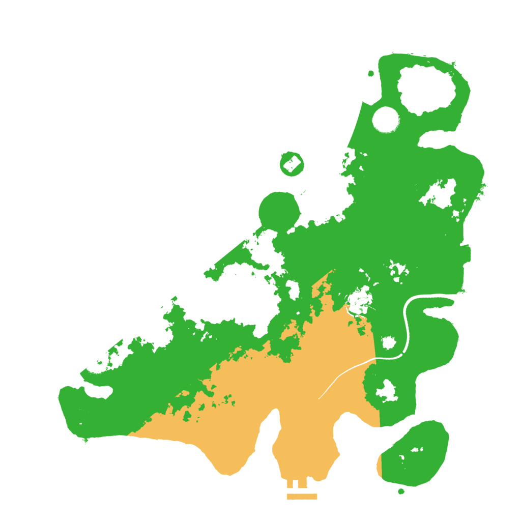 Biome Rust Map: Procedural Map, Size: 3500, Seed: 1098321796