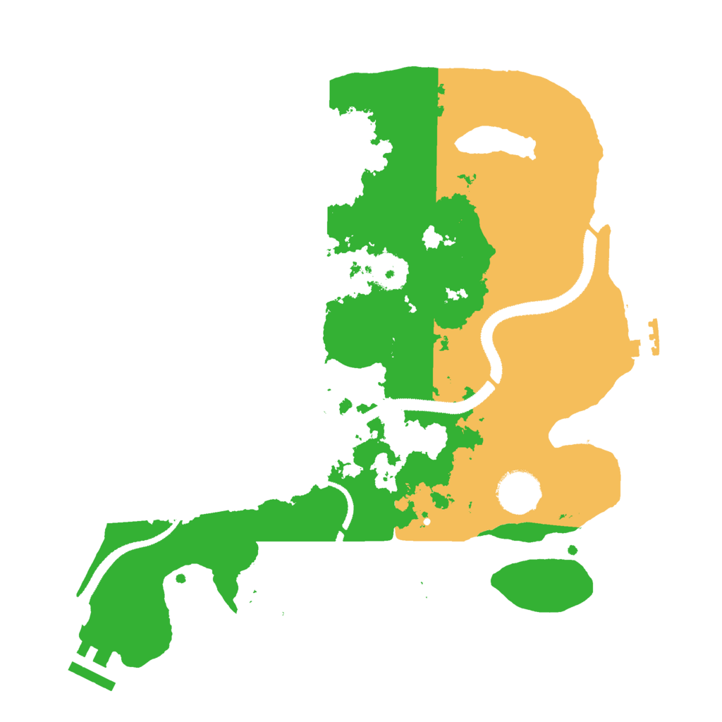 Biome Rust Map: Procedural Map, Size: 3000, Seed: 471052899