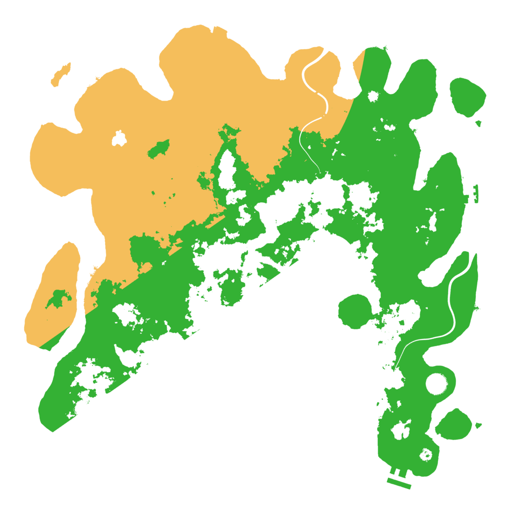 Biome Rust Map: Procedural Map, Size: 4250, Seed: 21051806