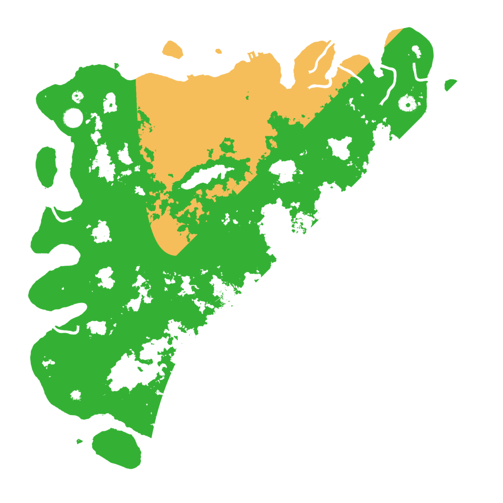 Biome Rust Map: Procedural Map, Size: 4500, Seed: 186972427