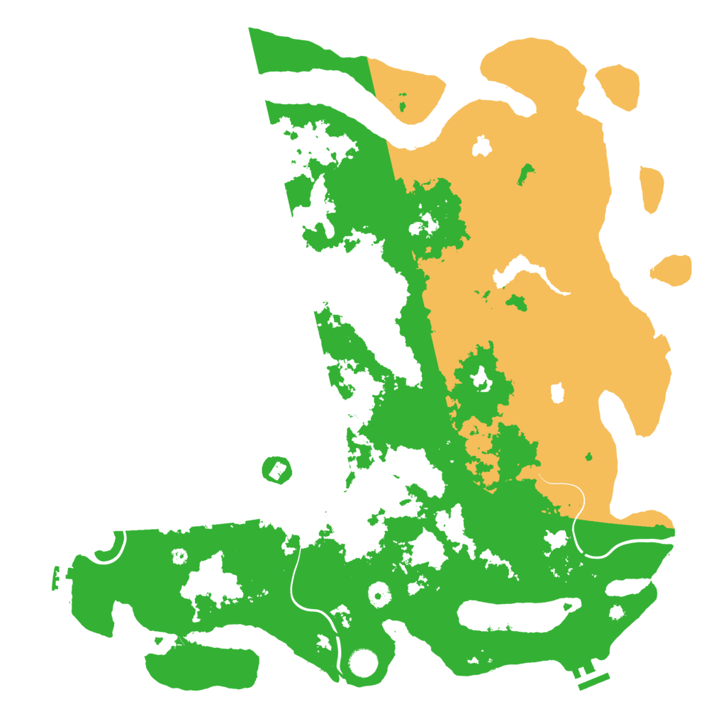 Biome Rust Map: Procedural Map, Size: 4500, Seed: 260