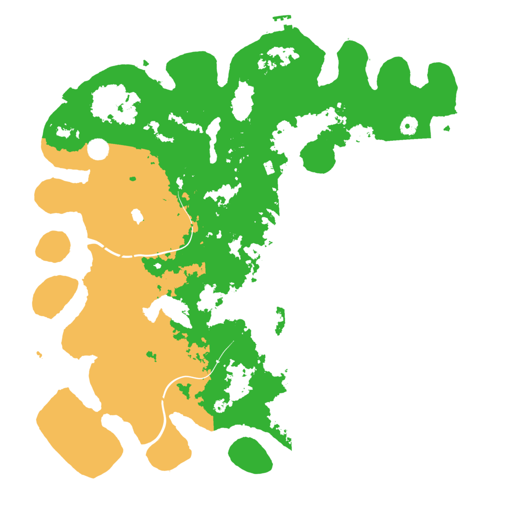 Biome Rust Map: Procedural Map, Size: 4250, Seed: 1934368008