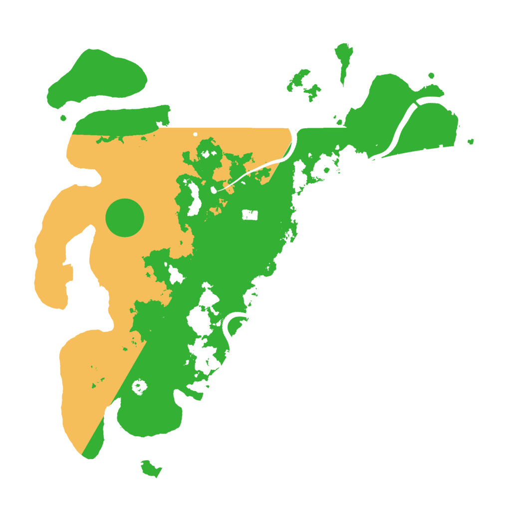 Biome Rust Map: Procedural Map, Size: 3500, Seed: 334546882