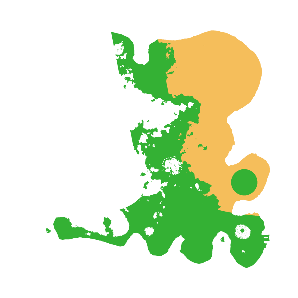 Biome Rust Map: Procedural Map, Size: 3000, Seed: 23556