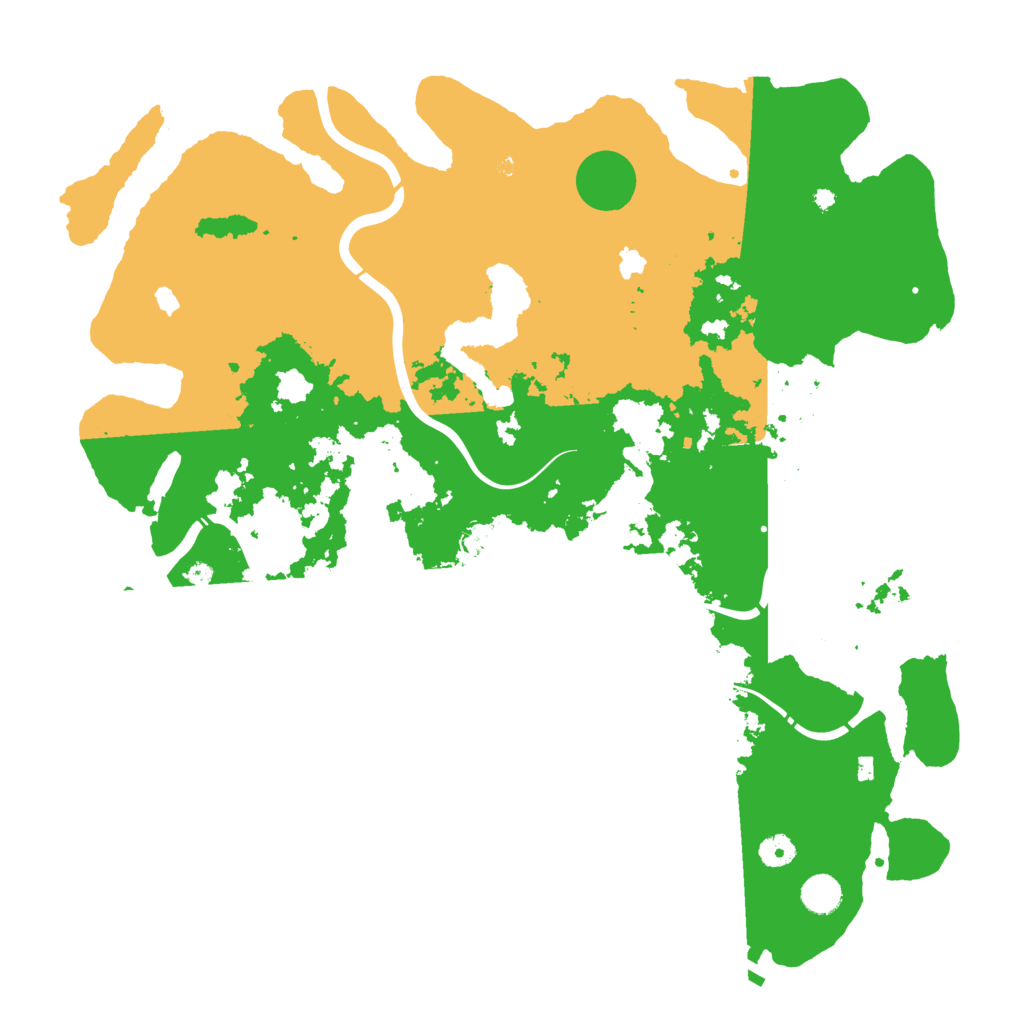 Biome Rust Map: Procedural Map, Size: 4500, Seed: 84784024