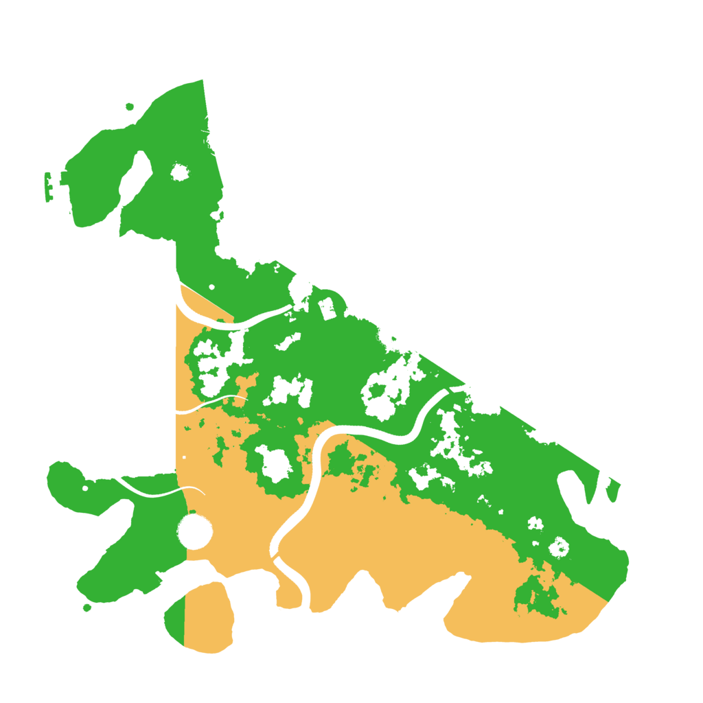 Biome Rust Map: Procedural Map, Size: 3600, Seed: 695167426