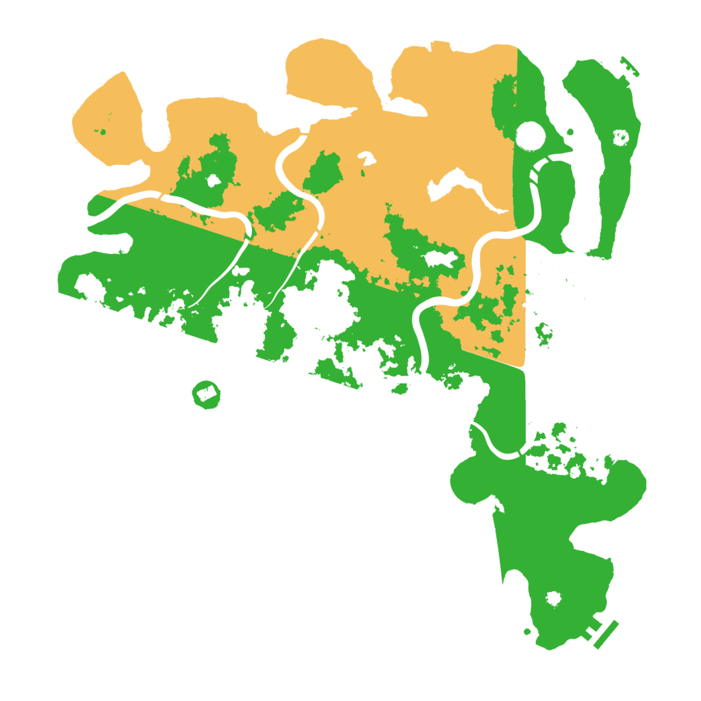 Biome Rust Map: Procedural Map, Size: 4250, Seed: 3000