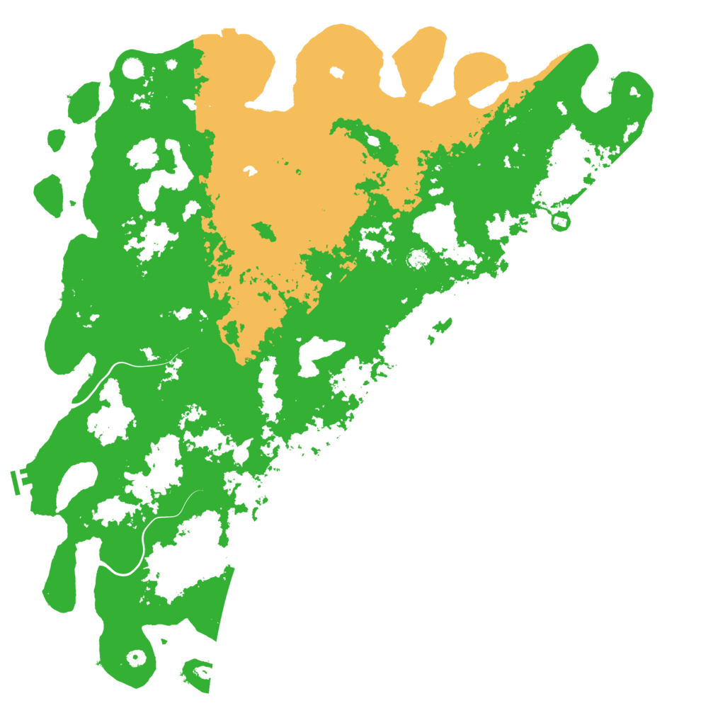 Biome Rust Map: Procedural Map, Size: 6000, Seed: 5946