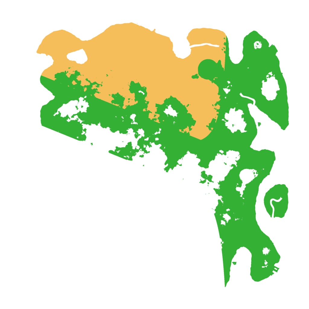 Biome Rust Map: Procedural Map, Size: 4000, Seed: 7107