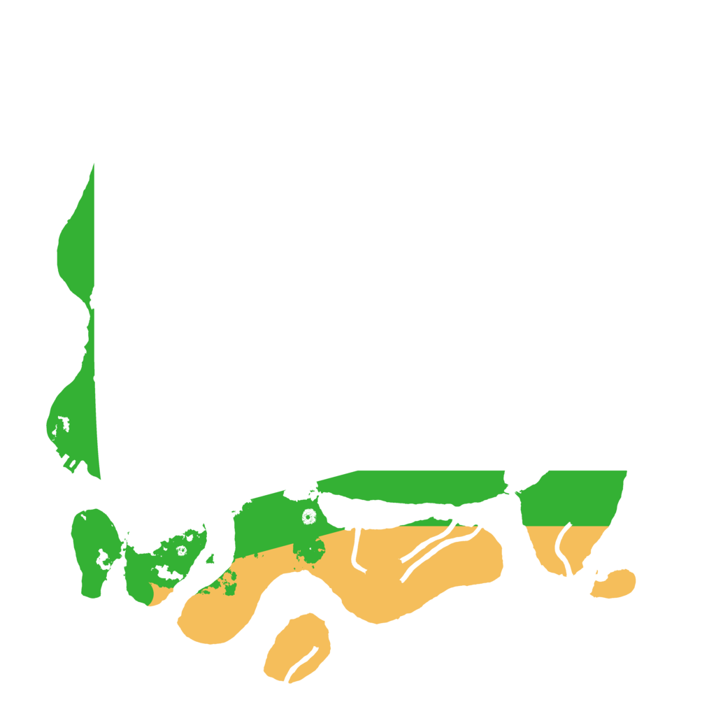 Biome Rust Map: Procedural Map, Size: 3500, Seed: 1004598477