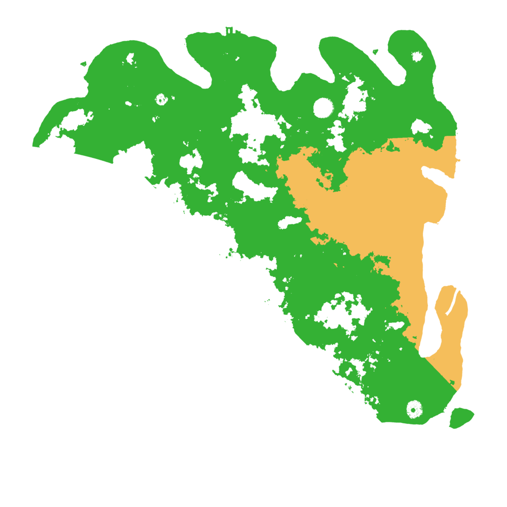 Biome Rust Map: Procedural Map, Size: 4500, Seed: 6286631