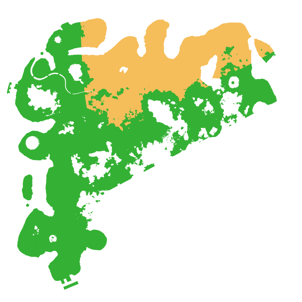 Biome Rust Map: Procedural Map, Size: 4000, Seed: 66497
