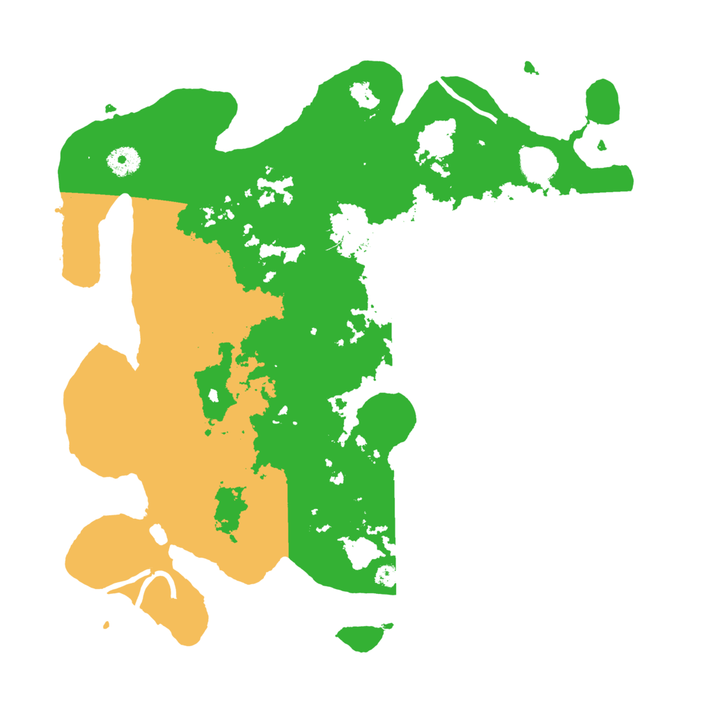 Biome Rust Map: Procedural Map, Size: 3500, Seed: 65414