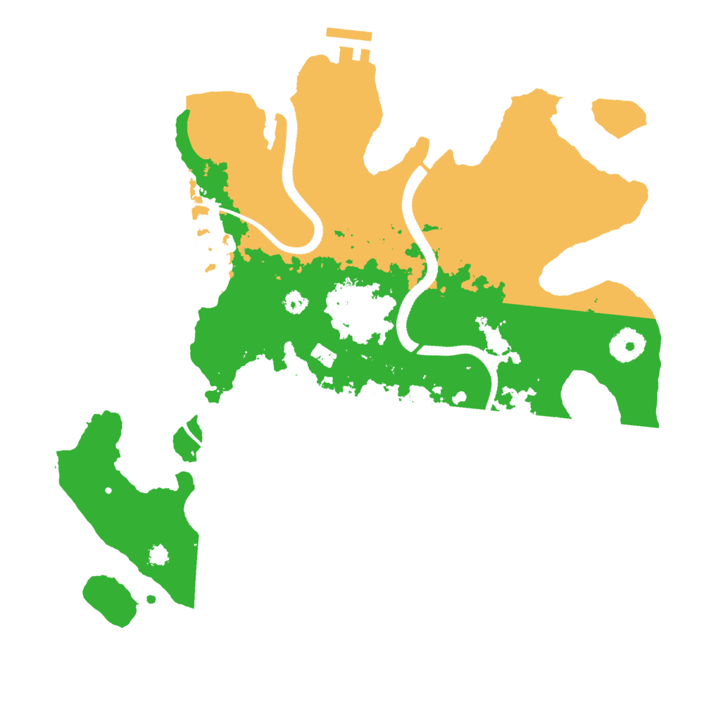 Biome Rust Map: Procedural Map, Size: 3200, Seed: 1489789534