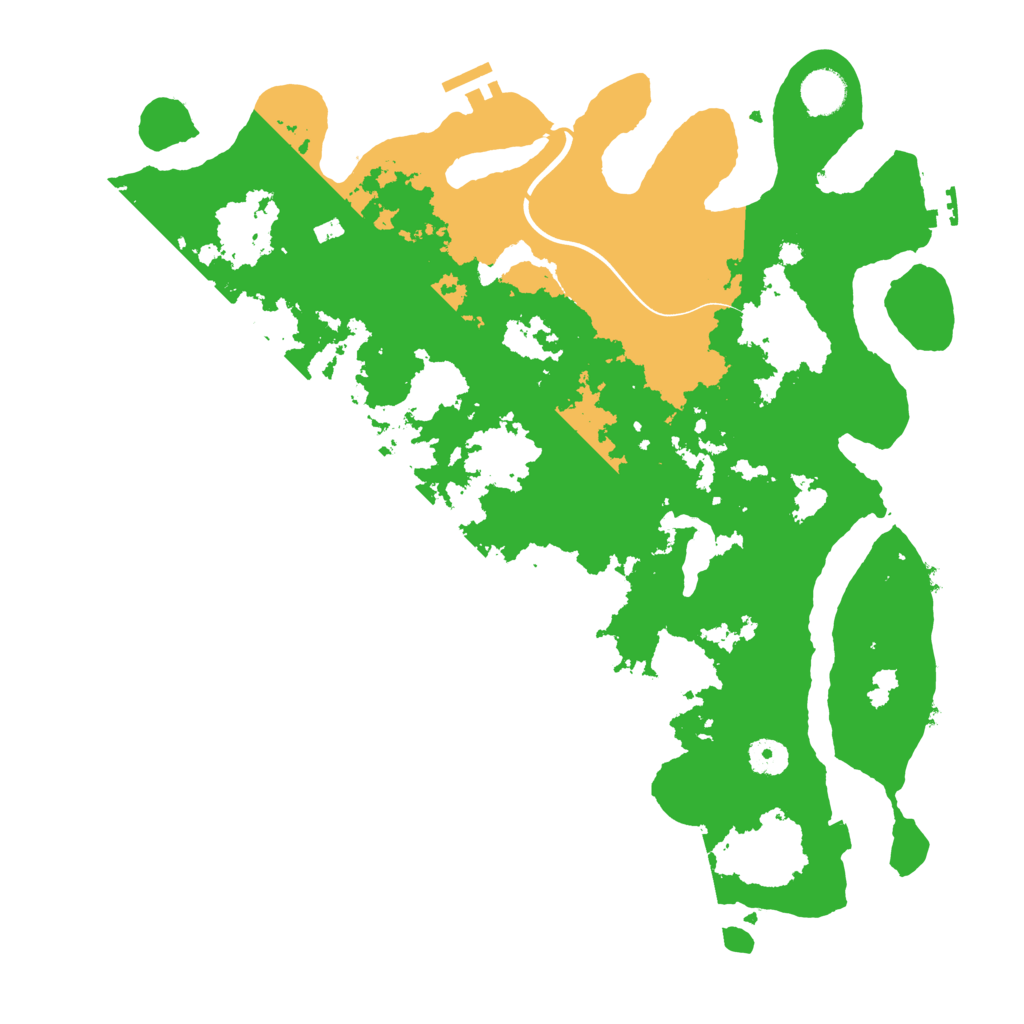 Biome Rust Map: Procedural Map, Size: 4000, Seed: 31518