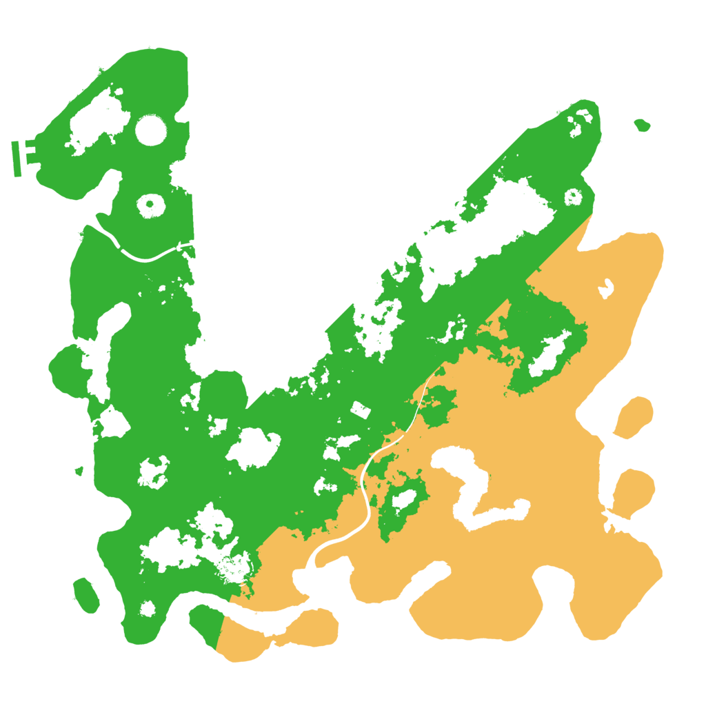 Biome Rust Map: Procedural Map, Size: 4000, Seed: 40400