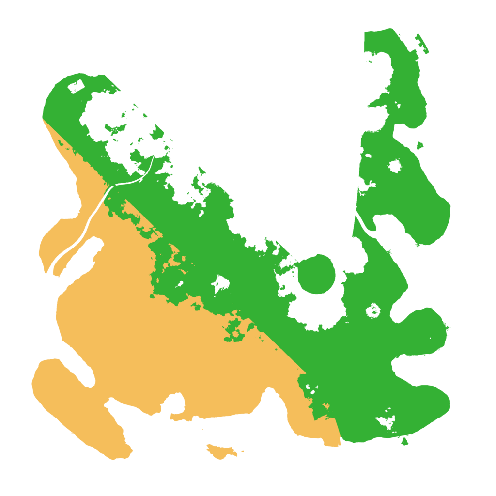 Biome Rust Map: Procedural Map, Size: 3500, Seed: 1107137379