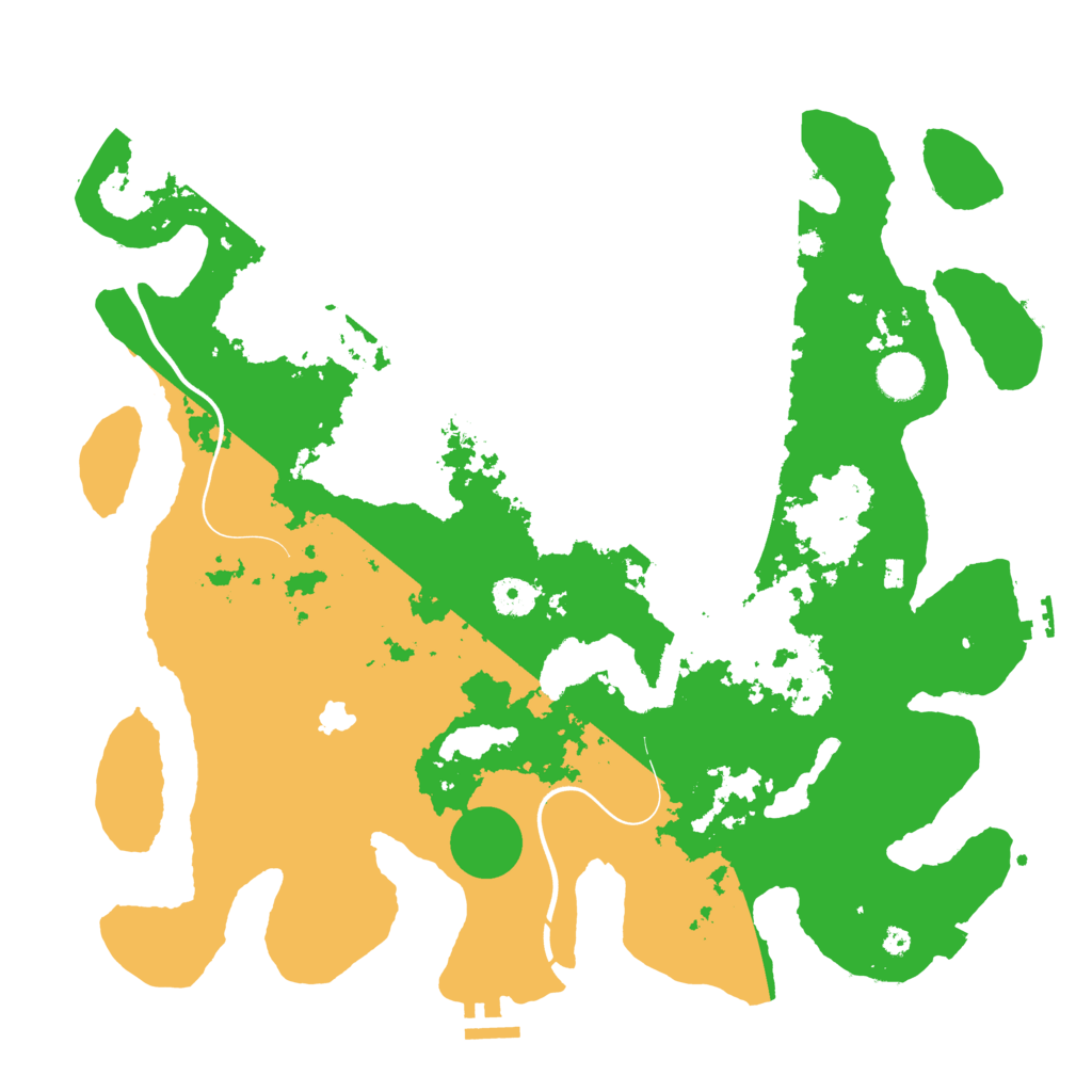 Biome Rust Map: Procedural Map, Size: 4000, Seed: 286