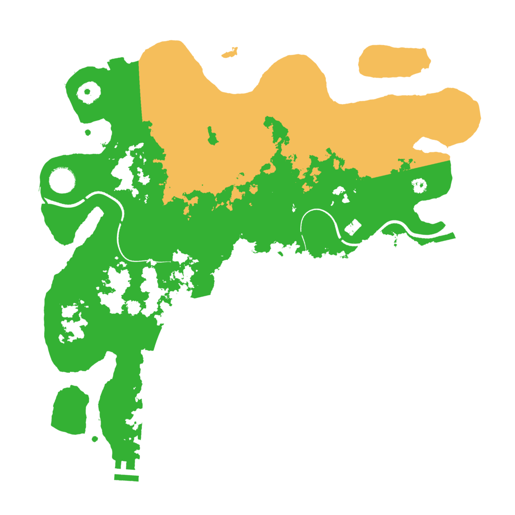 Biome Rust Map: Procedural Map, Size: 3500, Seed: 812272