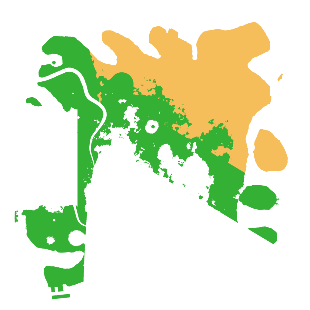 Biome Rust Map: Procedural Map, Size: 3500, Seed: 570433