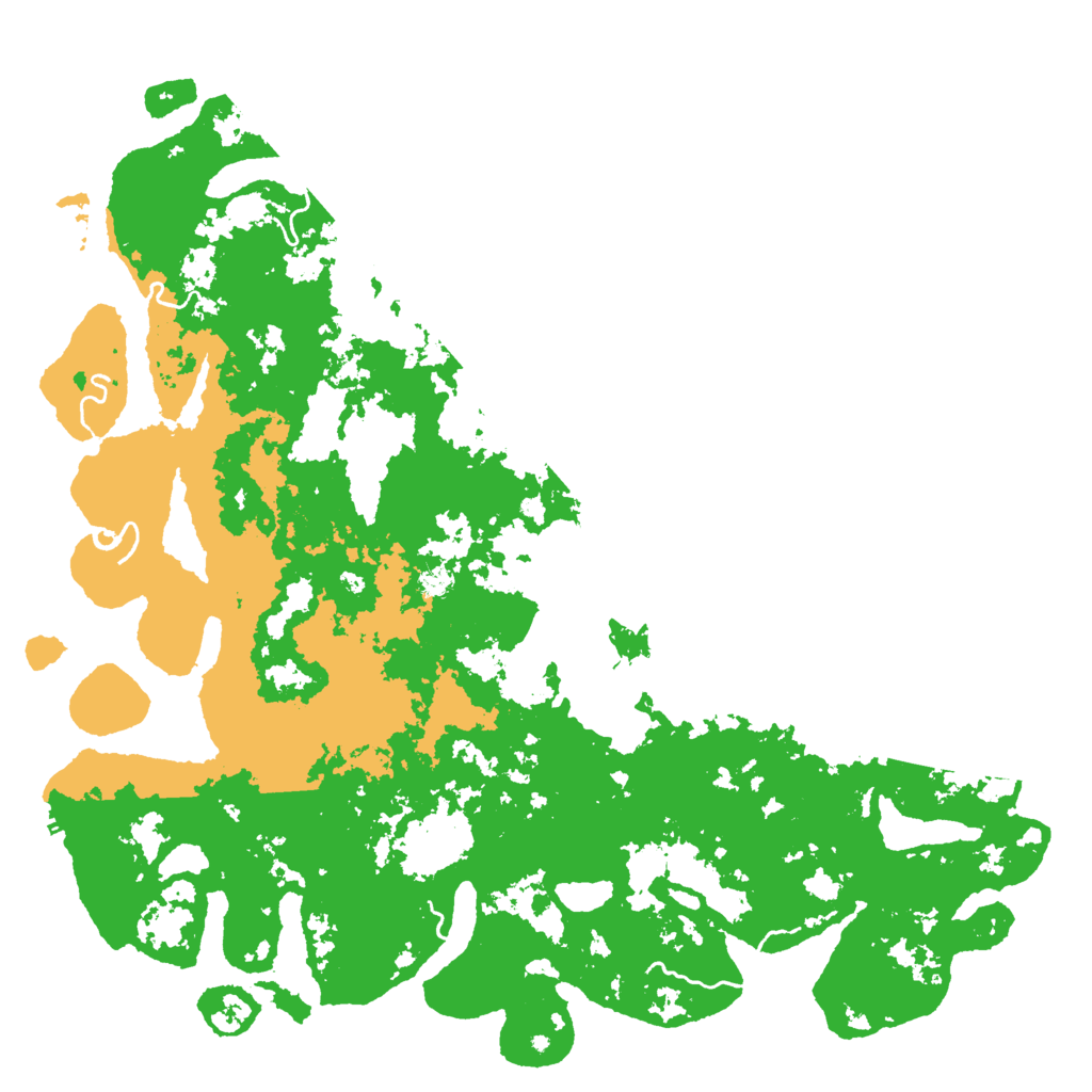 Biome Rust Map: Procedural Map, Size: 6000, Seed: 29956330